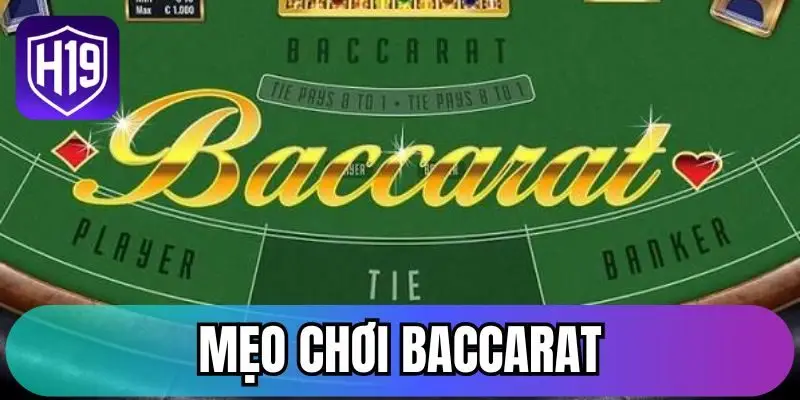 Mẹo chơi baccarat